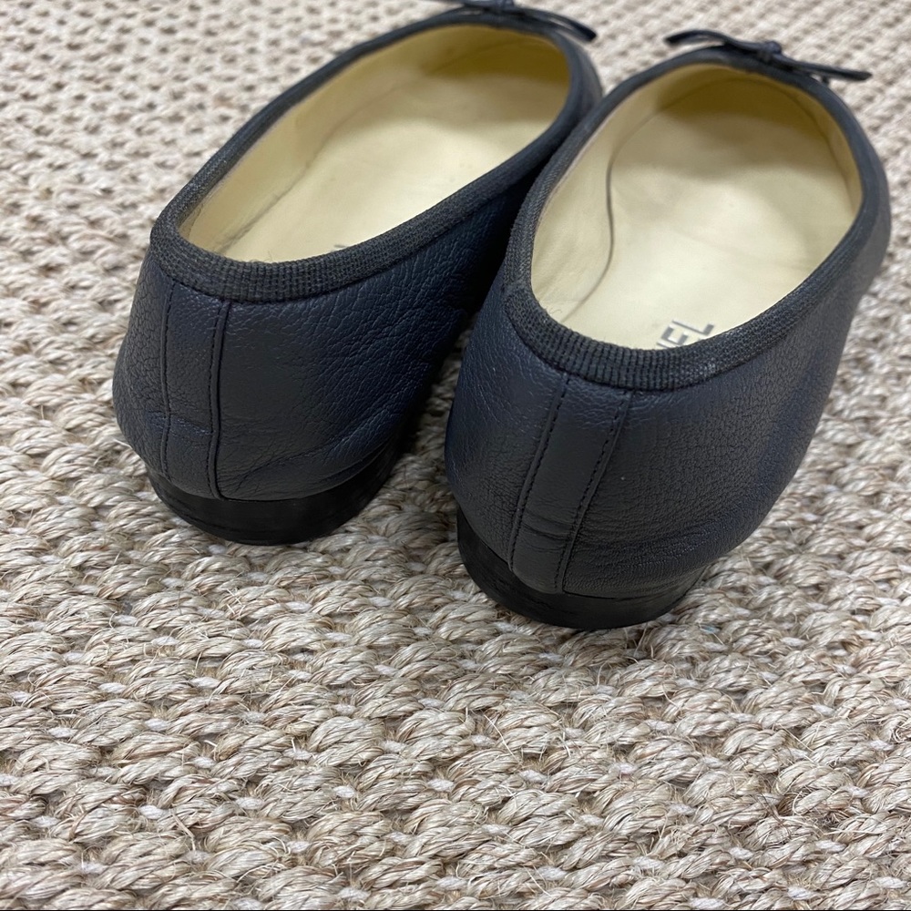 Authentic Chanel grey ballet flats 37.5 - Picture 8 of 12